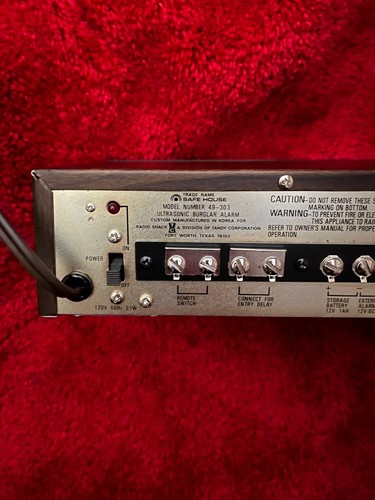 Safe House Ultra Sonic Alarm System