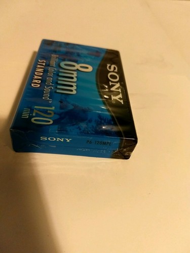 Sony 8mm Standard 120 min P6-120MPL Video Cassette Tape - NEW - SEALED *