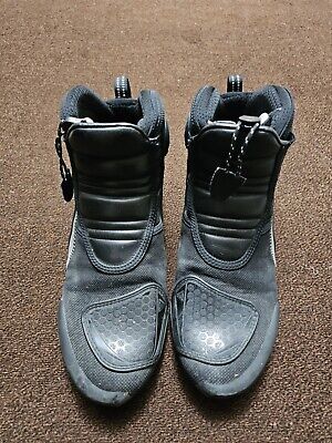Dainese Dyno Motorcycle Riding Boot Shoes Black MENS SIZE 11