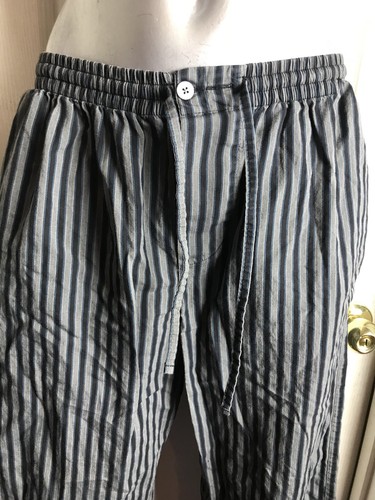 HUGO BOSS SIZE M- MEN'S BLACK PAJAMA LOUNGE COTTON LONG PANTS  SLEEPWEAR MEDIUM