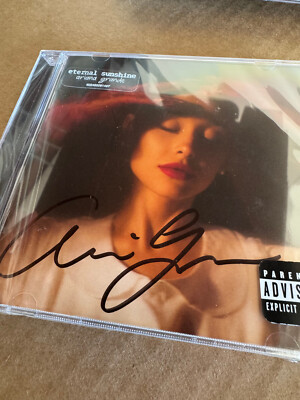 SIGNED Ariana Grande - Eternal Sunshine CD Autograph - FULL SIGNATURE