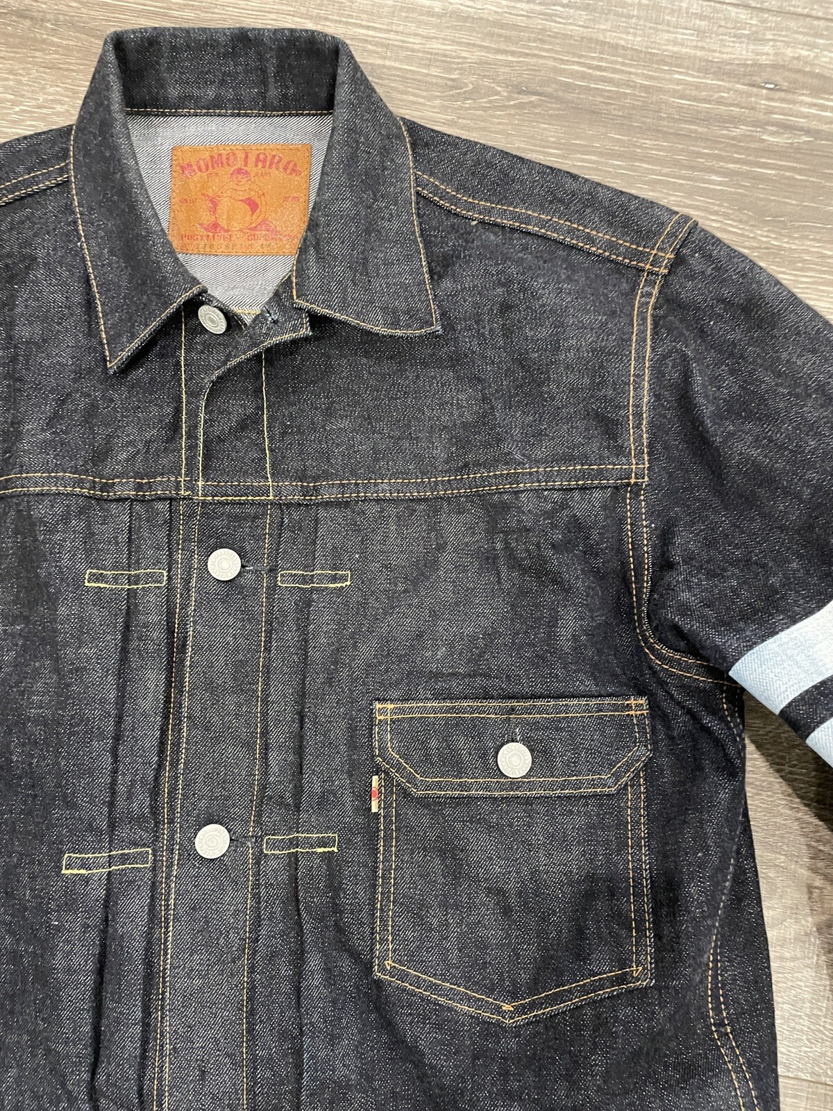 Selvedge Denim Jacket Mens 44 