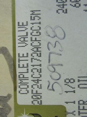 Parker Hannifin UNIT VALVE 20F24C2172ACF 1-1/4NPT 1-1/8 ORIFICE,20F24-C2172-ACF