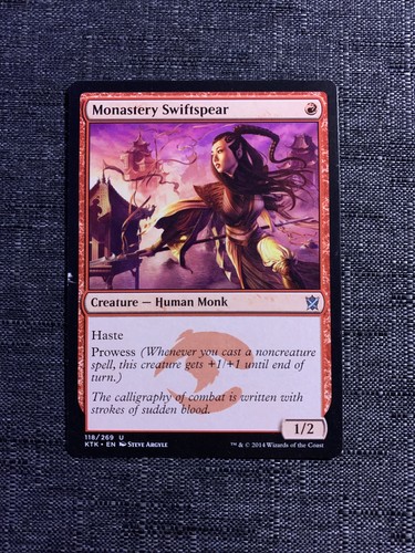 Monastery Swiftspear | LP | Khans Of Tarkir | MTG Magic The