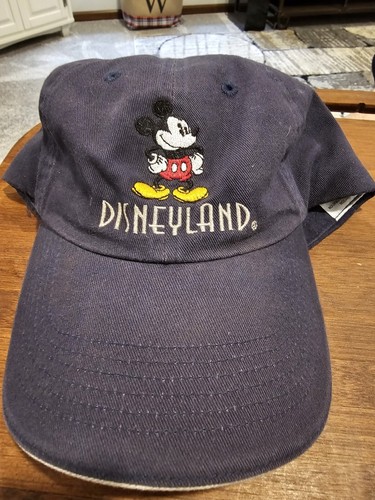 Vintage Disneyland Mickey Mouse Embroidered Hat Cap Strap Back