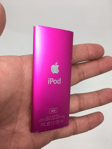 Apple iPod Nano 4th Generation Pink (8 GB) A1285 ~ AS IS PARTS/ OR REPAIR