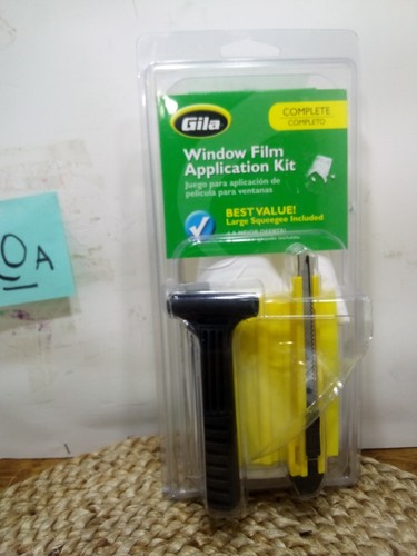 NEW Gila BASIC Window Film Application Kit - UTILITY knife, squeegee EDGING TOOL