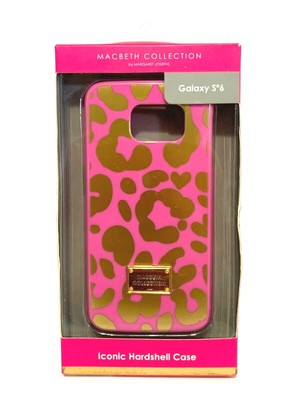 Leopard Pink/Gold Macbeth Collection Galaxy S6 Iconic Hard Shell Case NEW IN BOX