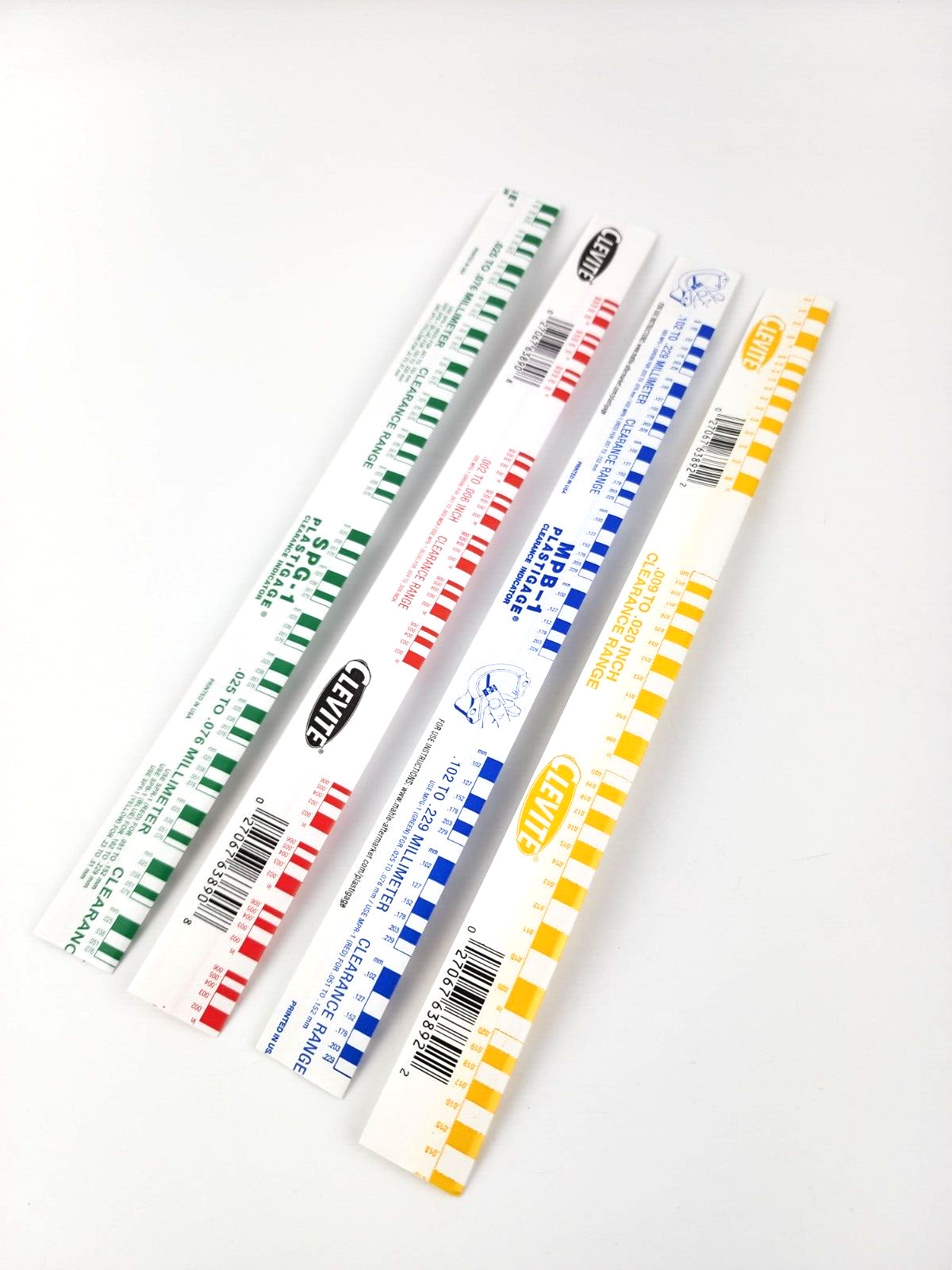 bargain バーゲイン 4x Plastigage Blue Red Green Yellow Main Rod Bearing Clearance