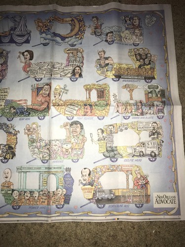 2019 Krewe Of Chaos Parade Bulletin Mardi Gras New Orleans