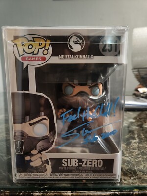 Steve Blum Autographed Signed Funko Pop! #251 Mortal Kombat X Sub Zero JSA 