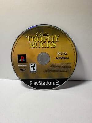 Cabela s Trophy Bucks for PS2: Working- Disk only, No tracking