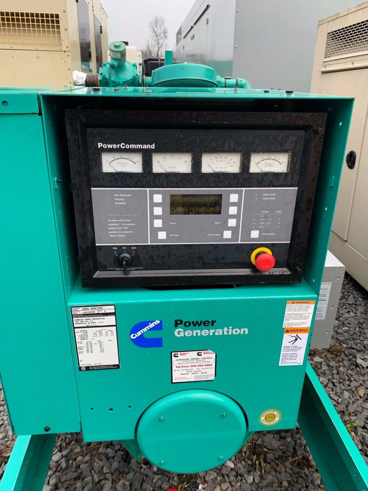 100KW NATURAL GAS ONAN GENERATOR
