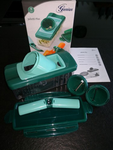 Genius Julietti Plus 9tlg Spiralschneider Julietti Gemüse Zucchini Kartoffel
