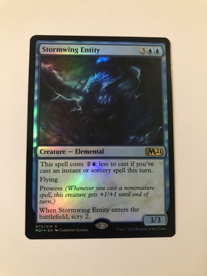 1x FOIL NM Stormwing Entity (M21, Core Set 2021) MTG Magic