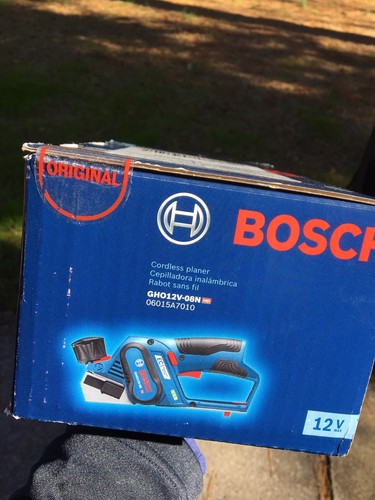 Bosch GHO12V-08N 12V Max Planer (Bare Tool), Brand New in Factory Sealed Box