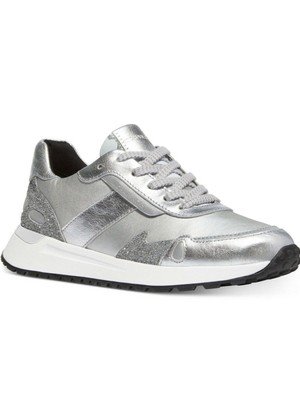 

Женские спортивные кроссовки MICHAEL KORS с серебристым логотипом Arch Support Monroe Athletic Sneakers  M, Серебряный, 43F9MOFS3M