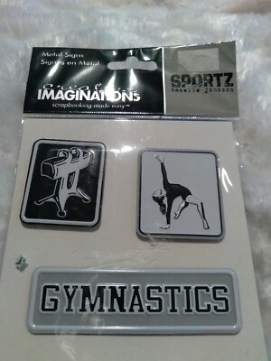 Creative Imaginations Danielle Johnson Scrapbook Sticker ~ SPORTZ