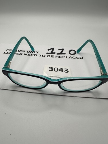 Lilly Pulitzer Emma NV Navy Aqua Girls Eye Glasses Frame  display picture 2