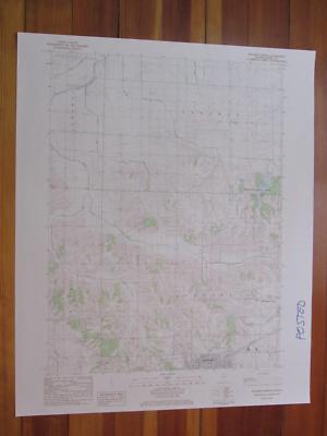 Kewanee North Illinois 1984 Original Vintage USGS Topo Map