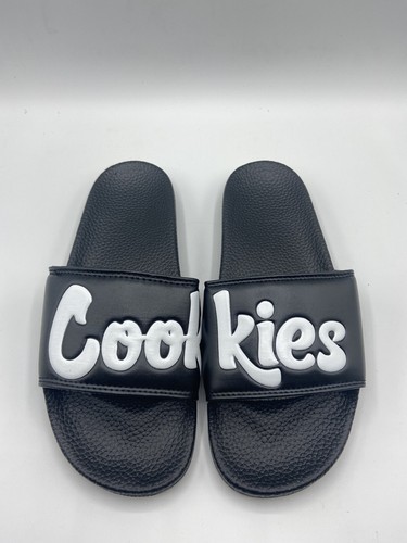 C0okie　Sサイズ NWT Cookies SF Original Mint Logo Slides White | eBay