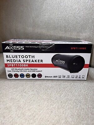 Axess SPBT1100BK Bluetooth Media Speaker