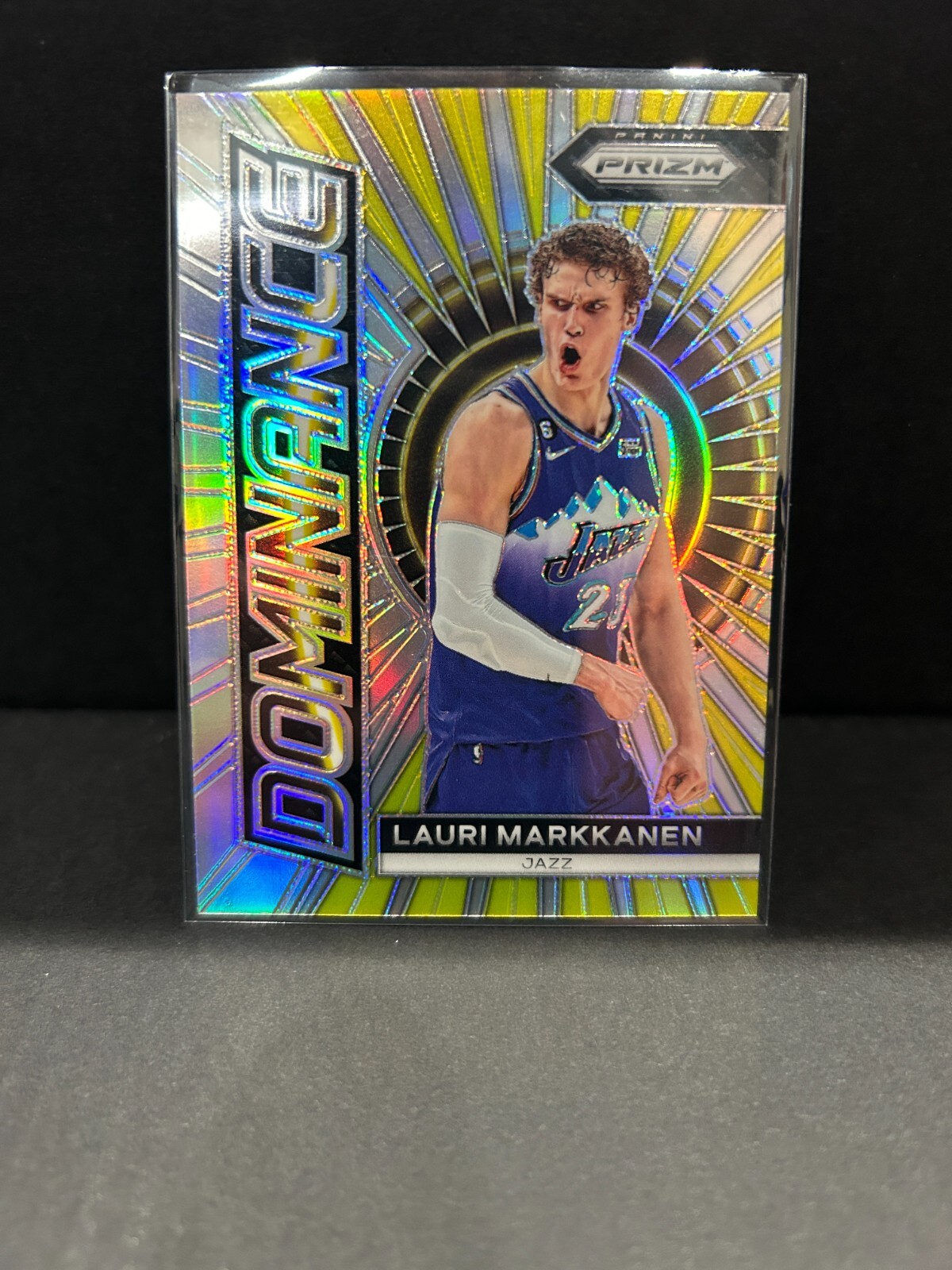 2023-24 Prizm Basketball Dominance Silver Lauri Markkanen