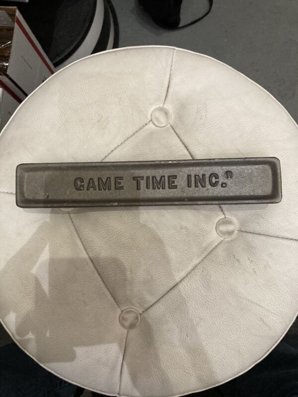 Vintage Gametime Saddle Mates Aluminum Sign Antique Litchfield Mich.