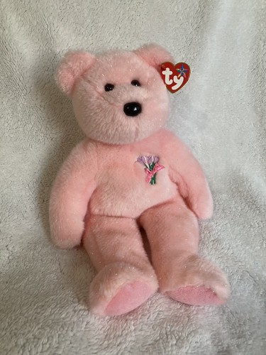 ピンク　ぬいぐるみ　TY Beanie Baby　Beanie Buddy Ty Beanie Buddy “sweetest” the Bear (14 Inch) - Etsy