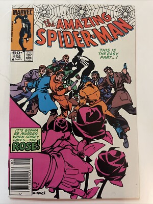 Amazing Spider-Man #253 Newsstand Marvel 1984 1st App Richard Fisk as The Rose