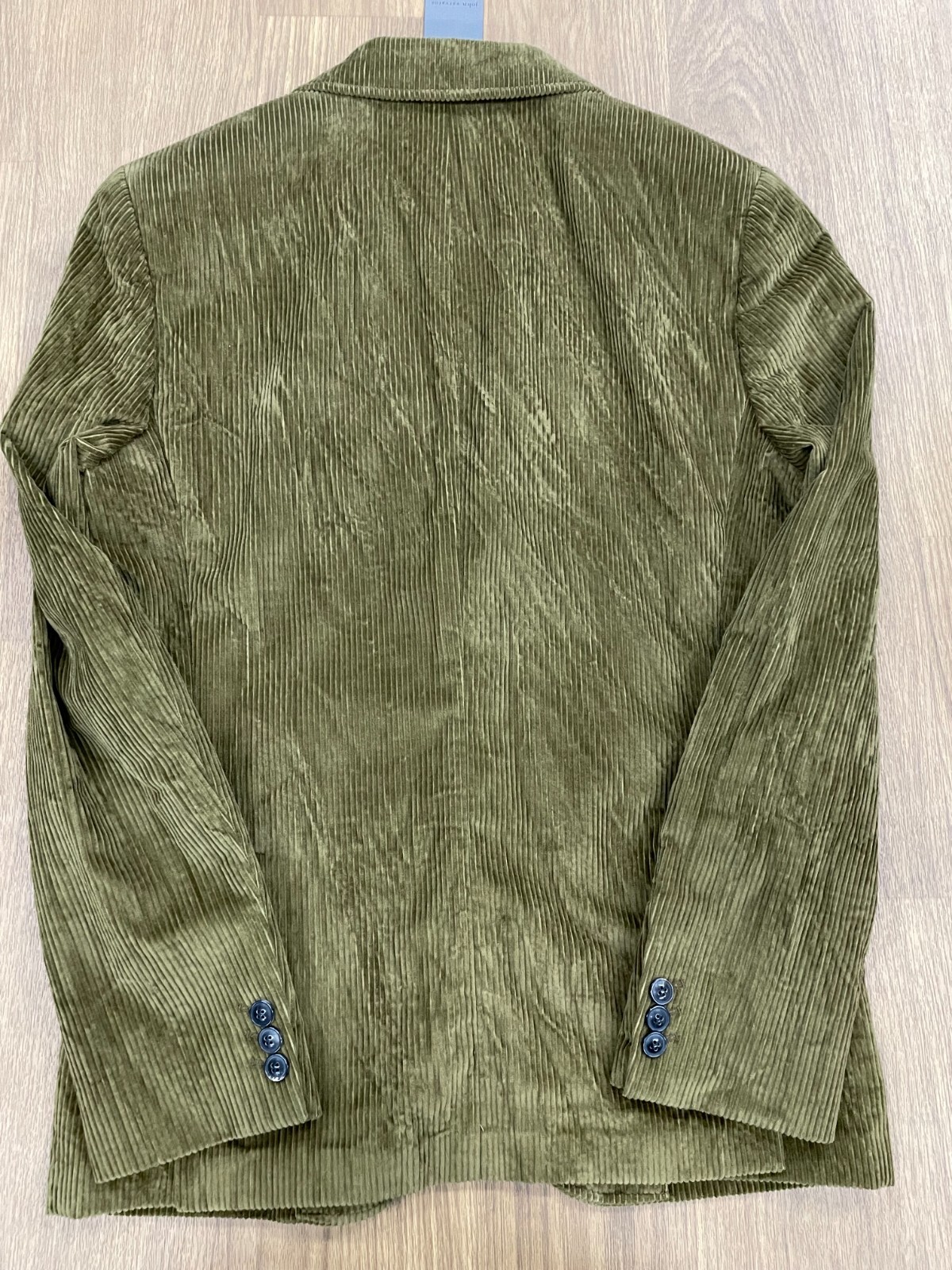 Pre-owned John Varvatos $1298  Corduroy Blazer In Green Size:46