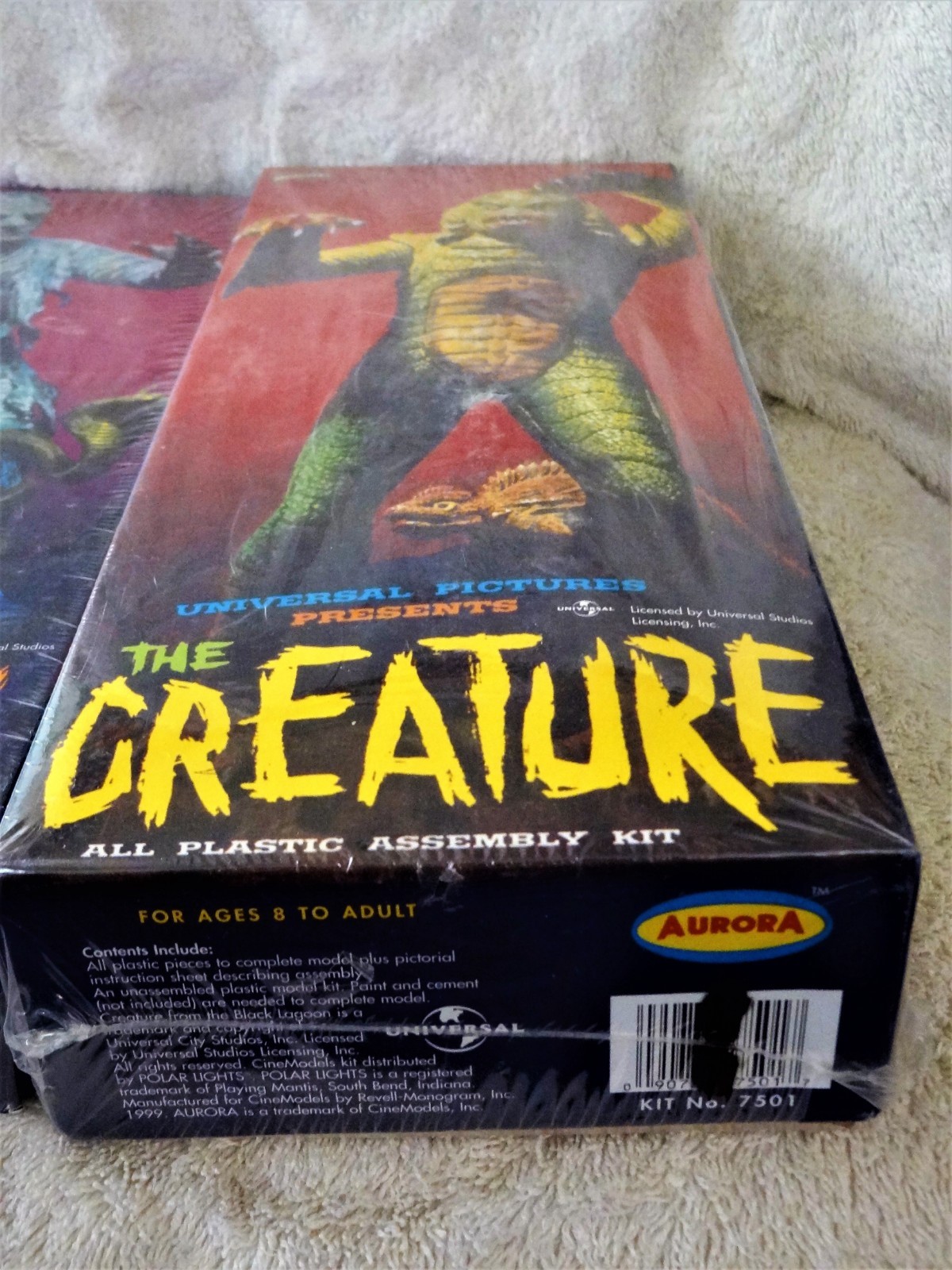 *SEALED* Universal Monsters MUMMY & CREATURE Assembly Model Kit 7501 & 427-98