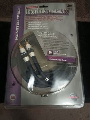 Monster Digital Cable Interlink DataLink 100 2m (6.6 ft.) IDL100-2M - NEW