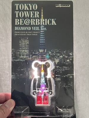 NEW SEALED BE@RBRICK TOKYO TOWER DIAMOND NEIL  LIGHT UP VERSION 100%  BEARBRICK