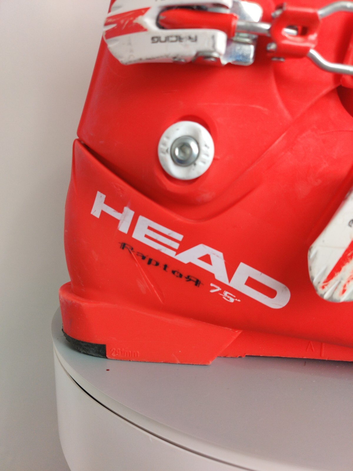 Head Raptor 75 racing ACP Ski Mens 291mm Boots Size MONDO 25