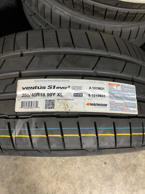 2 New 255 40 18 Hankook Ventus S1 Evo 3 HRS Run Flat Tires