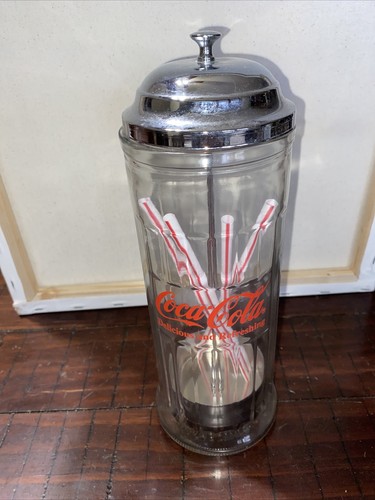 希少 コカコーラ 箱付き STRAW DISPENSER 1992 Vintage 1992