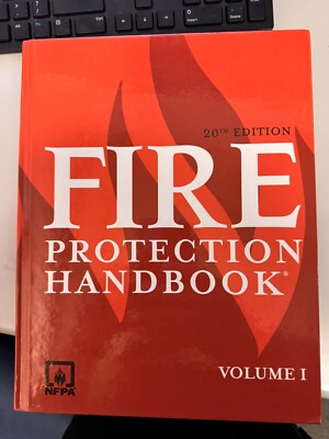 Fire Protection Handbook Volume 1 only 20th Edition NFPA w tabs sections 1-11