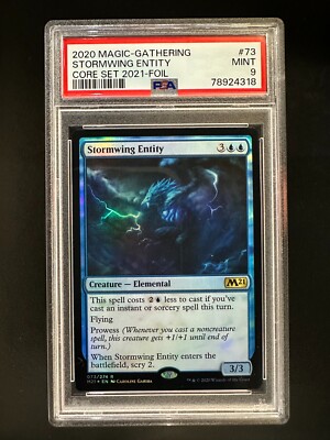 2020 Magic the Gathering #73 -M21 Core Set Foil 2021 - Stormwing Entity - PSA 9