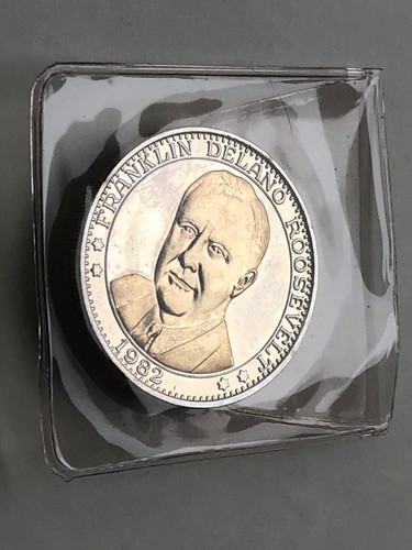 希少　アメリカ　フランクリン　100ドル　純銀プレート Franklin Delano Roosevelt 1882–1945 100th anniversary