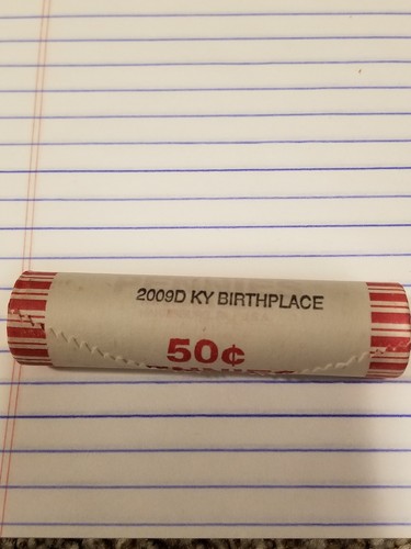 2009 D mint UNCIRCULATED LINCOLN CENT BIRTH PLACE KY CABIN  ROLL  SEALED BANK