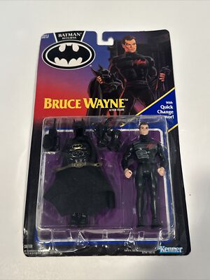 Batman Returns Bruce Wayne Michael Keaton Action Figure Kenner 1991 MOC    