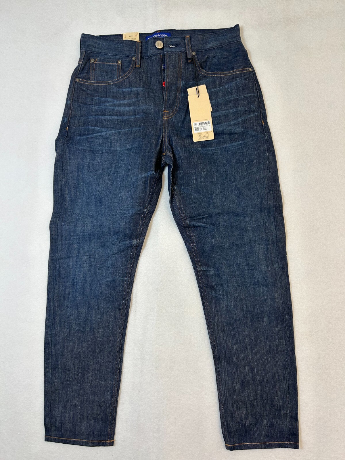 Scotch & Soda Jean The Dean Loose Tapered Fit Denim Jeans Mens