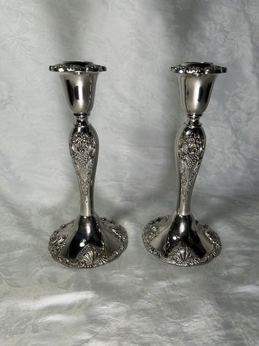 S  Silver Plate Ornate 8”