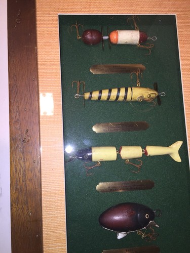 real antique fishing lures of the 20th century