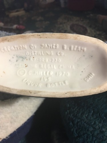 BING CROSBY NATIONAL PRO-AM GOLF TOURNAMENT- JIM BEAM DECANTER - 1970