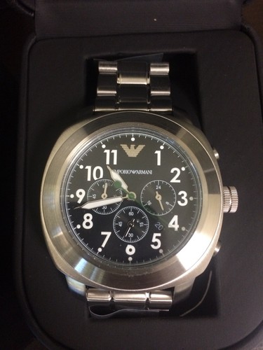 emporio armani watch ceramica black