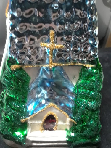 Kurt adler glass christmas ornaments polonaiseCountry church