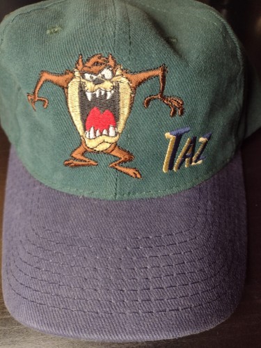 帽子 taara HAT Vintage 1991 Warner Bros TAZ Tasmanian Devil Motorcycle