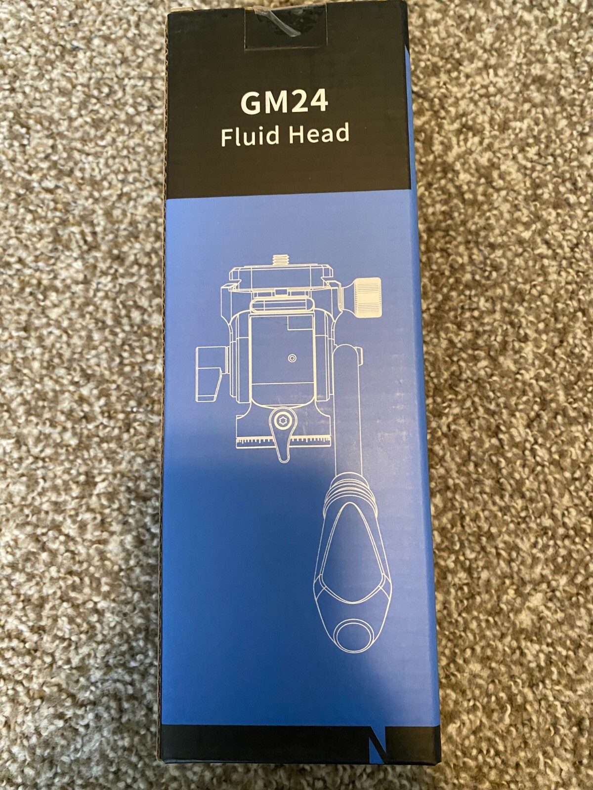 Neewer GM24 Fluid Head Pan Tilt Head with Quick Release Plate and Handle